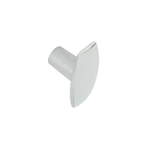 Paire de bouton double universelle - Aluminium brut