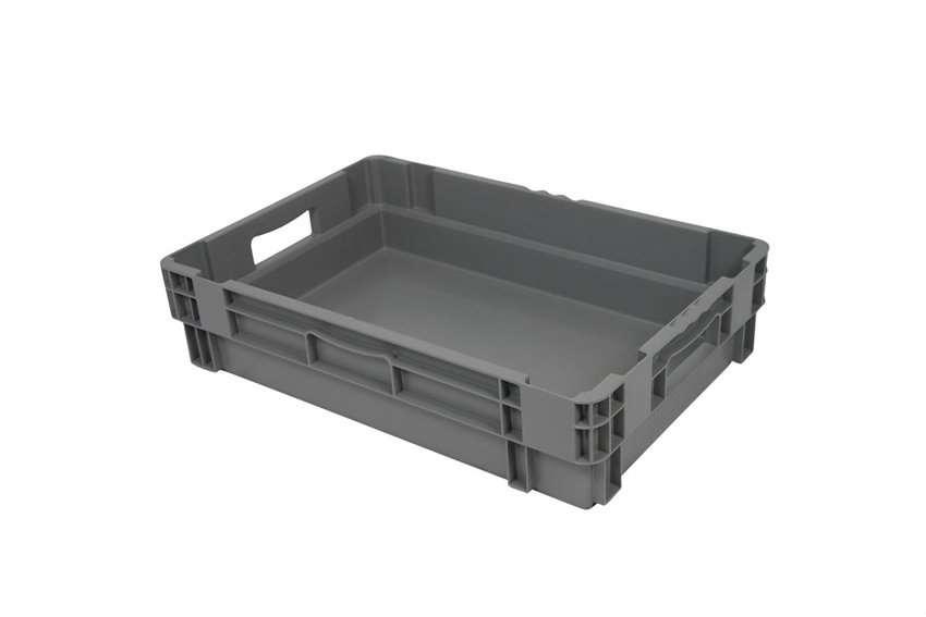 BAC GERBABLE EMBOITABLE GRIS 600 X 400 26,36,47 et 60 litres