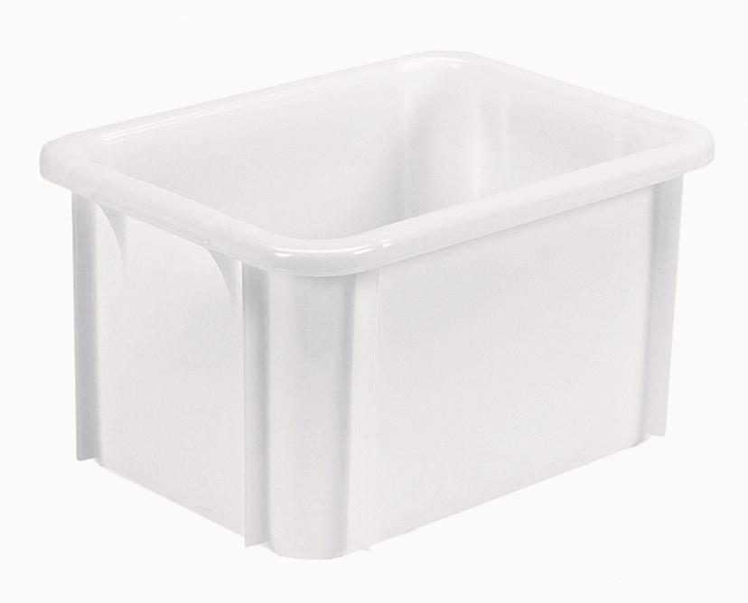 BAC GERBABLE BLANC (Couvercle en option)