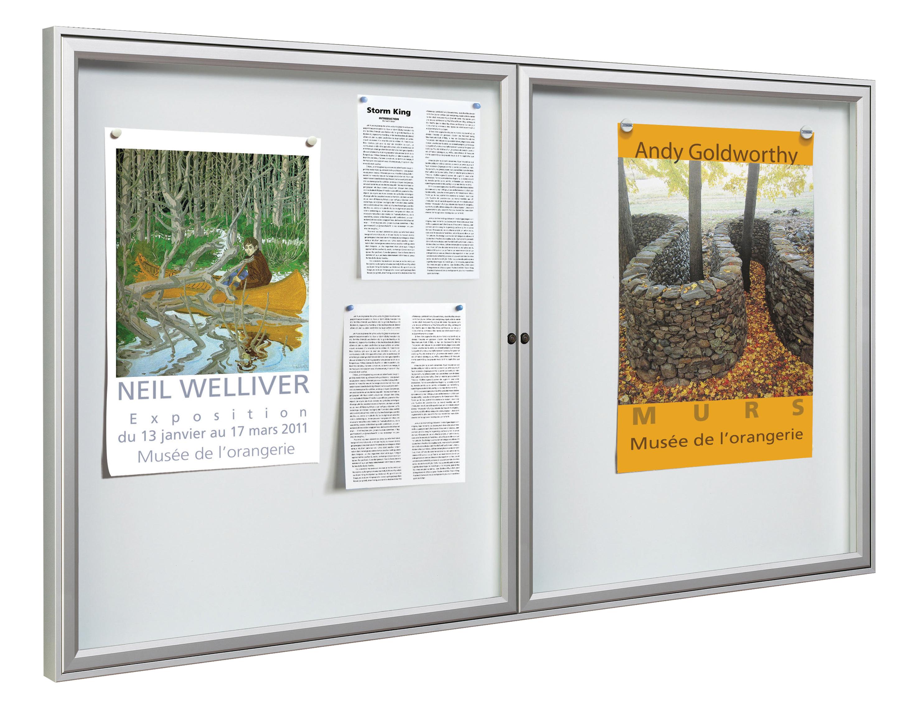 VITRINE D'AFFICHAGE INTERIEUR 1 PORTE