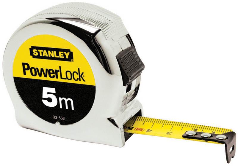 METRE RUBAN POWERLOCK CLASSIC - Boitier METAL avec blocage