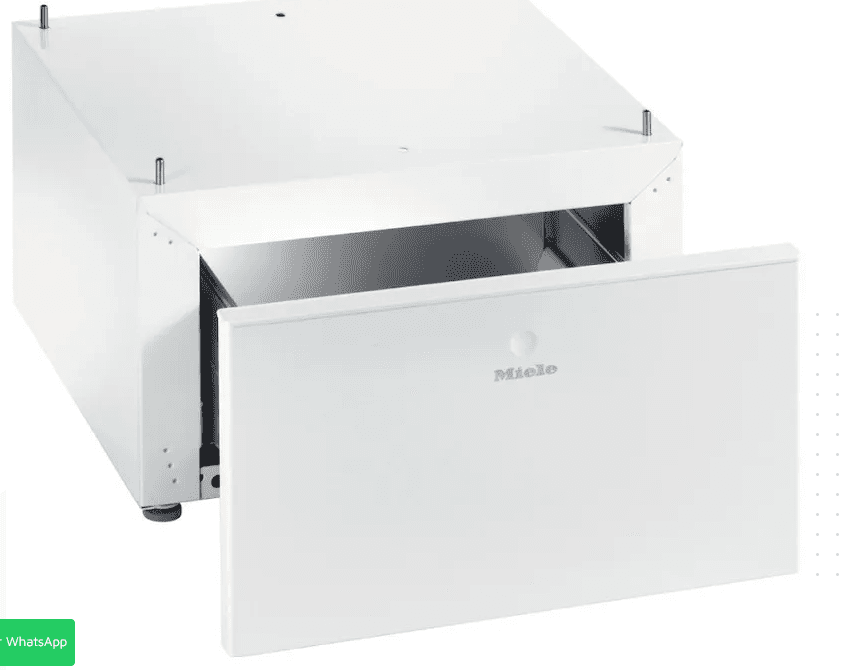 Socla fermé blanc 35cm avec tiroir pour PWM1108 / PDR 1108