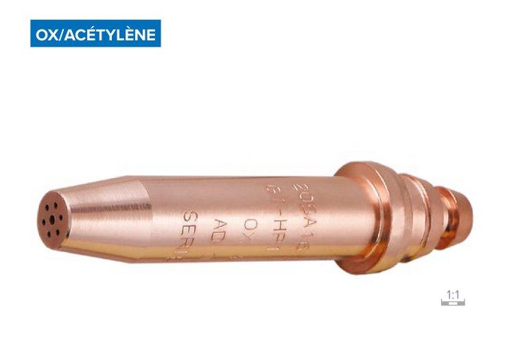 TÊTES DE COUPE G1 pour chalumeaux type DH1 et HP1 - OX/ACETYLENE