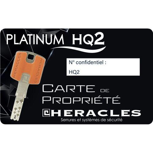 HERACLES HQ2-10083232MG2 cylindre à double entrée 32 x 32 mm s'entrouvrant par 2