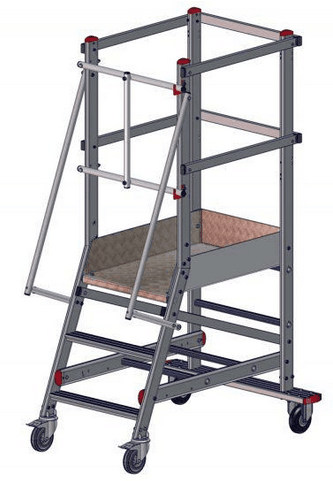PLATEFORME ESCABAUD ROULANT EMG 68 MONOBLOC