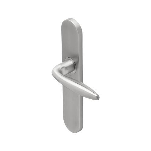 Ensemble double bequille sur plaque JADE série 1594 - Bec de Cane - inox