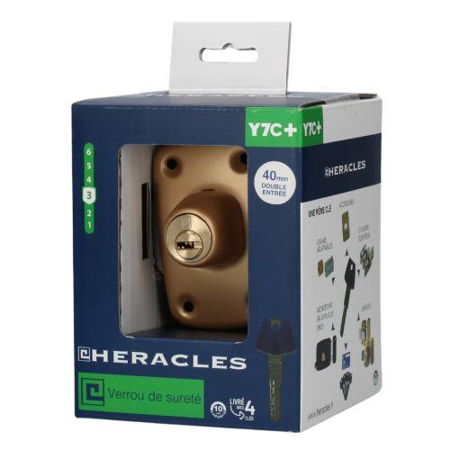 Verrou à bouton sur carte Série Y7C+ cylindre 30 MM