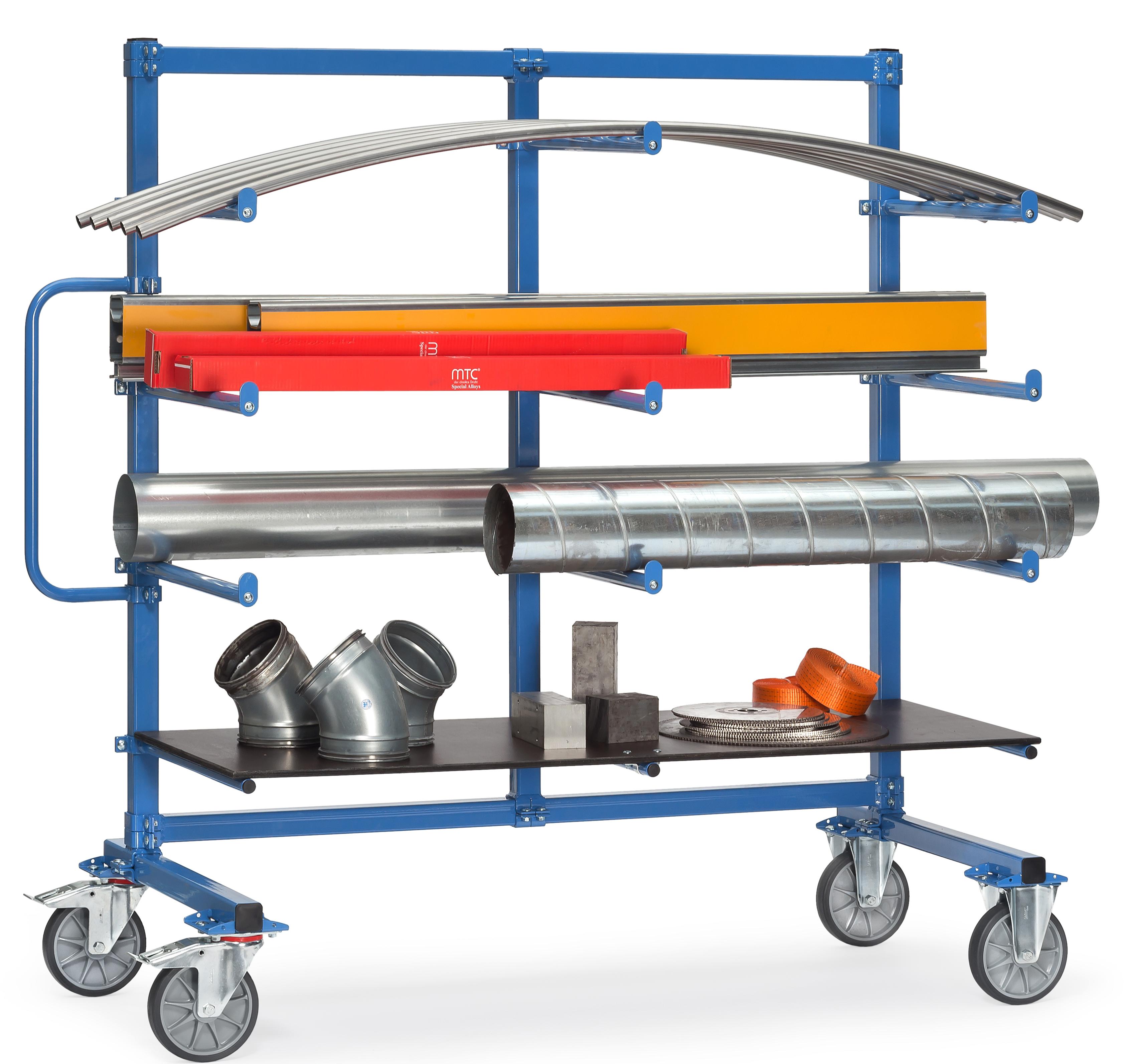 CHARIOT CANTILEVER AVEC BUTEE 500 KG