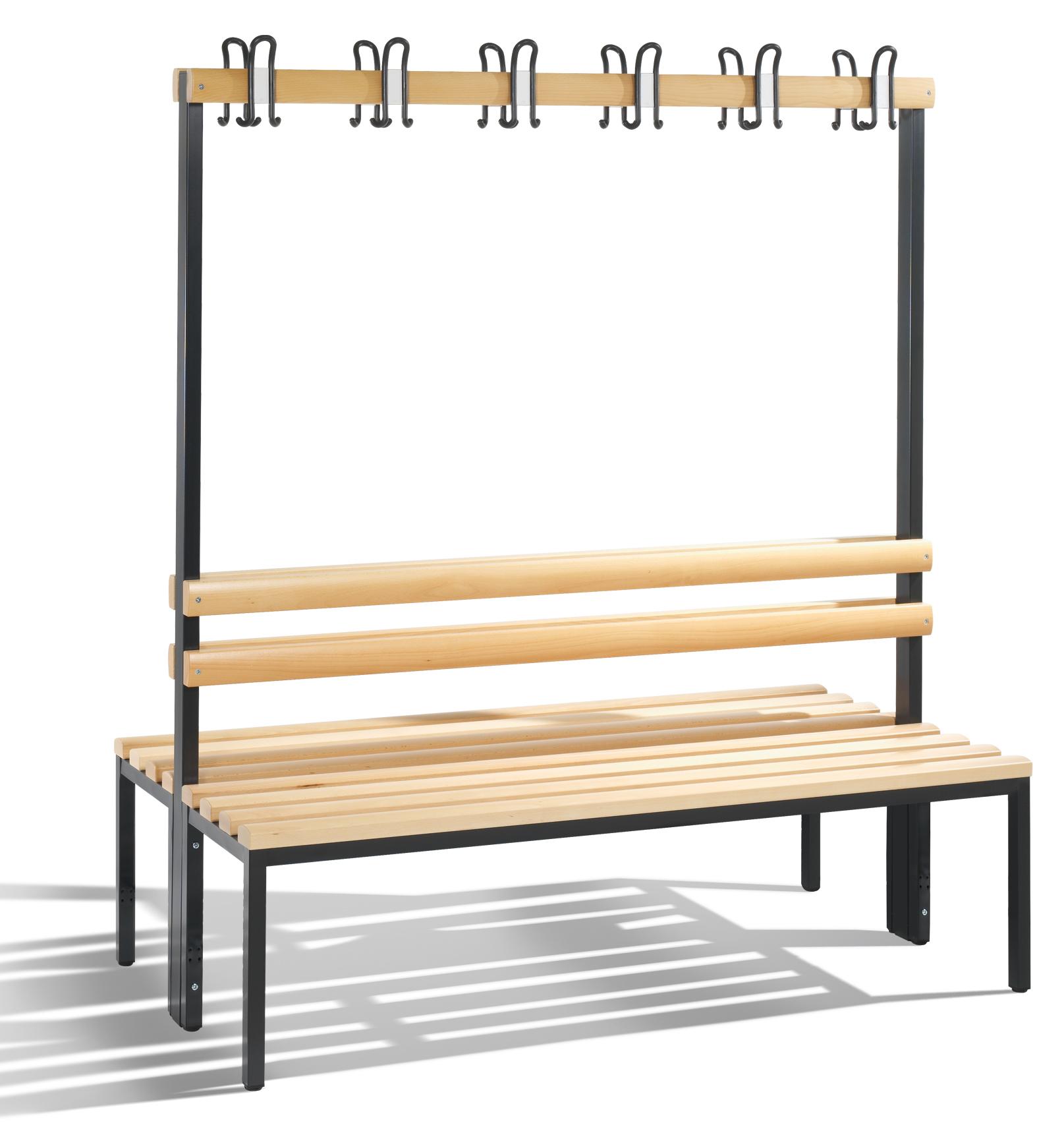 BANC INDEPENDANT POUR VESTIAIRE SIMPLE FACE SANS GRILLE 1000 X 403 X 1710