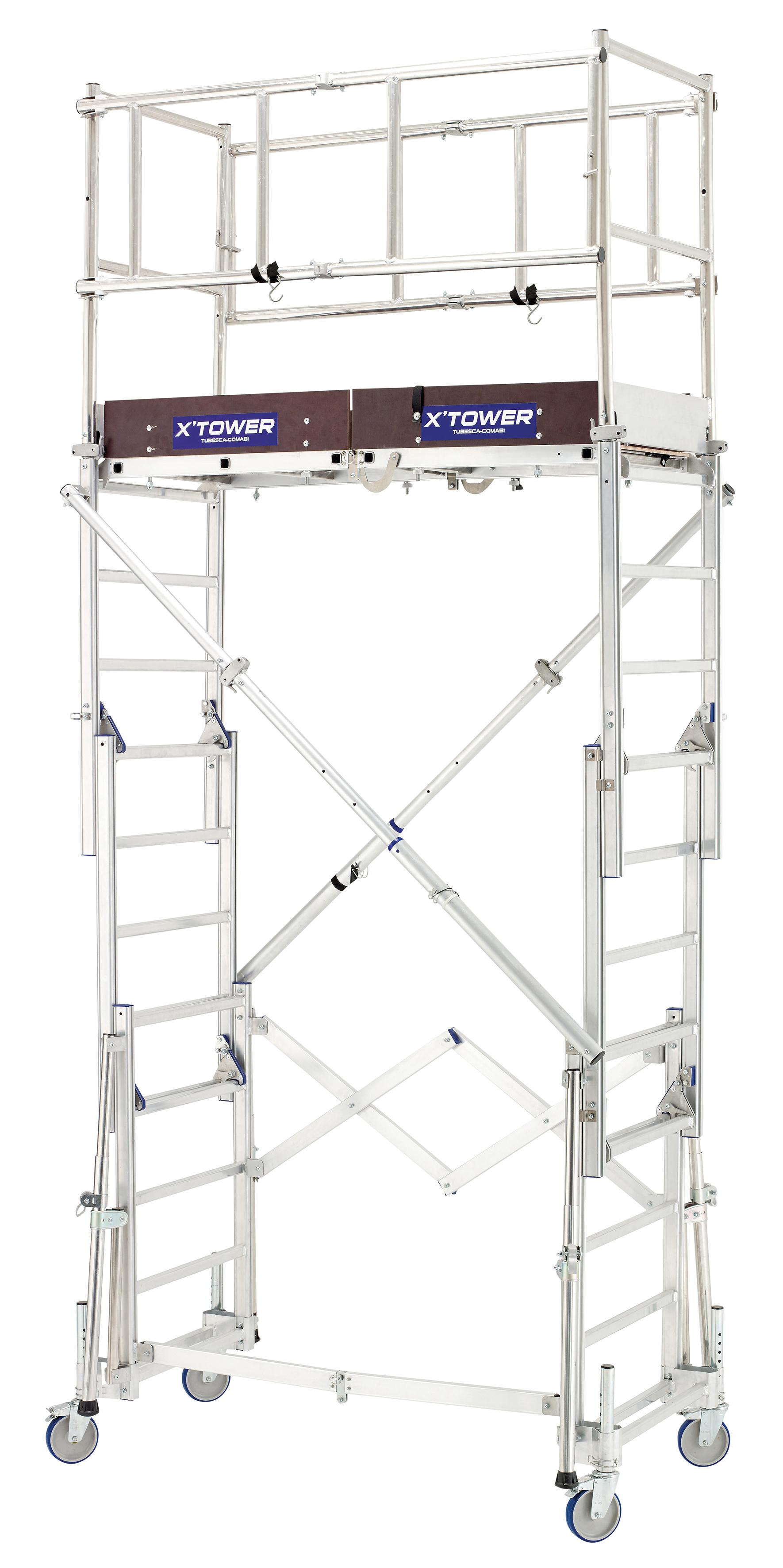 ECHAFAUDAGE TELESCOPIQUE EN ALU CHARGE 150 KG