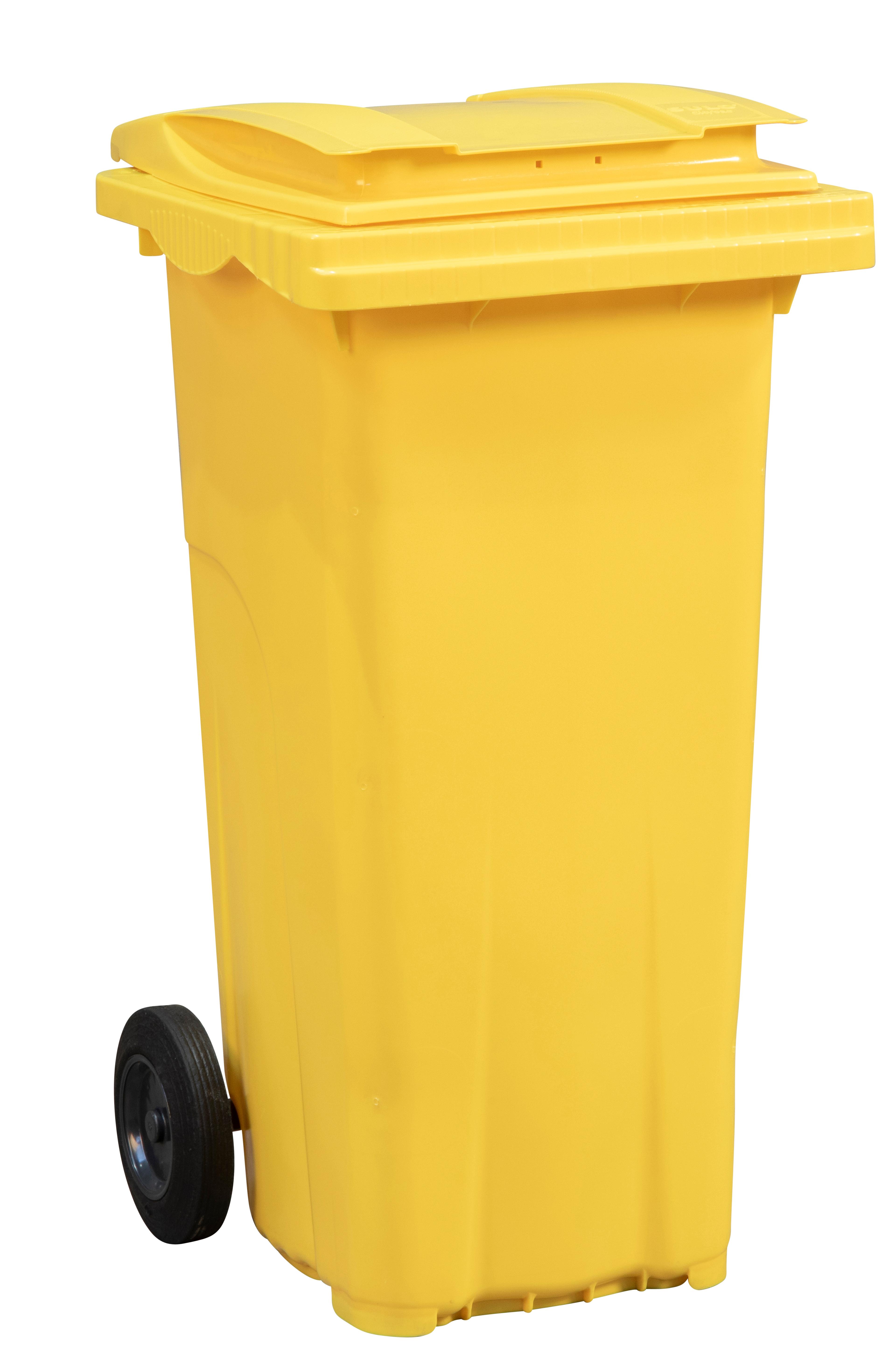 CONTENEUR A DECHETS JAUNE