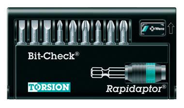 Set de vissage WERA Bit-Check 10 Universal 3 (Ph, Pz, Plat)