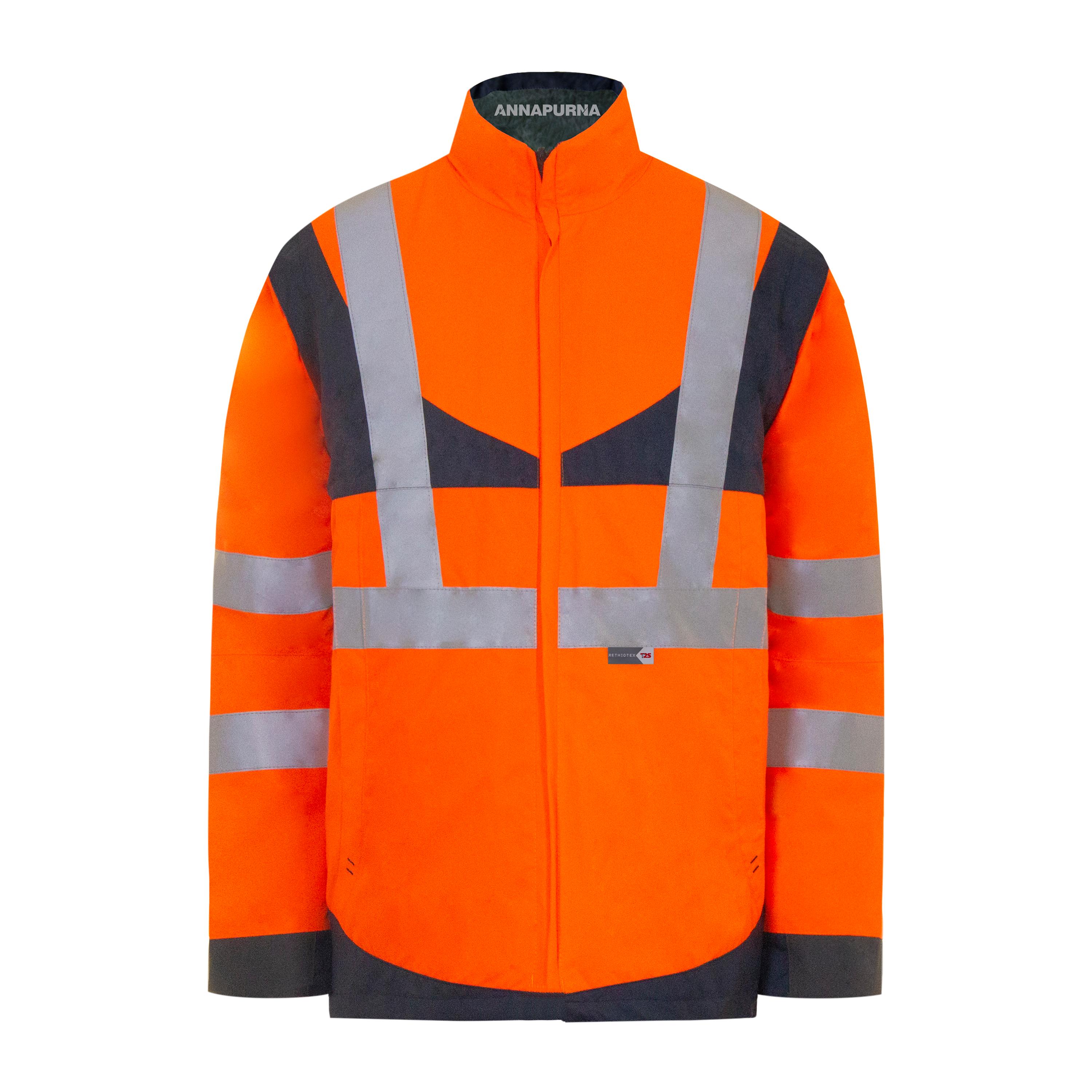 GILET DE FROID HAUTE VISIBILITE JAUNE/GRIS/MARINE TAILLE S A 3XL
