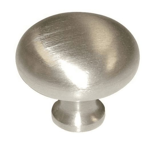 BOUTON BOULE-LAITON CHROME