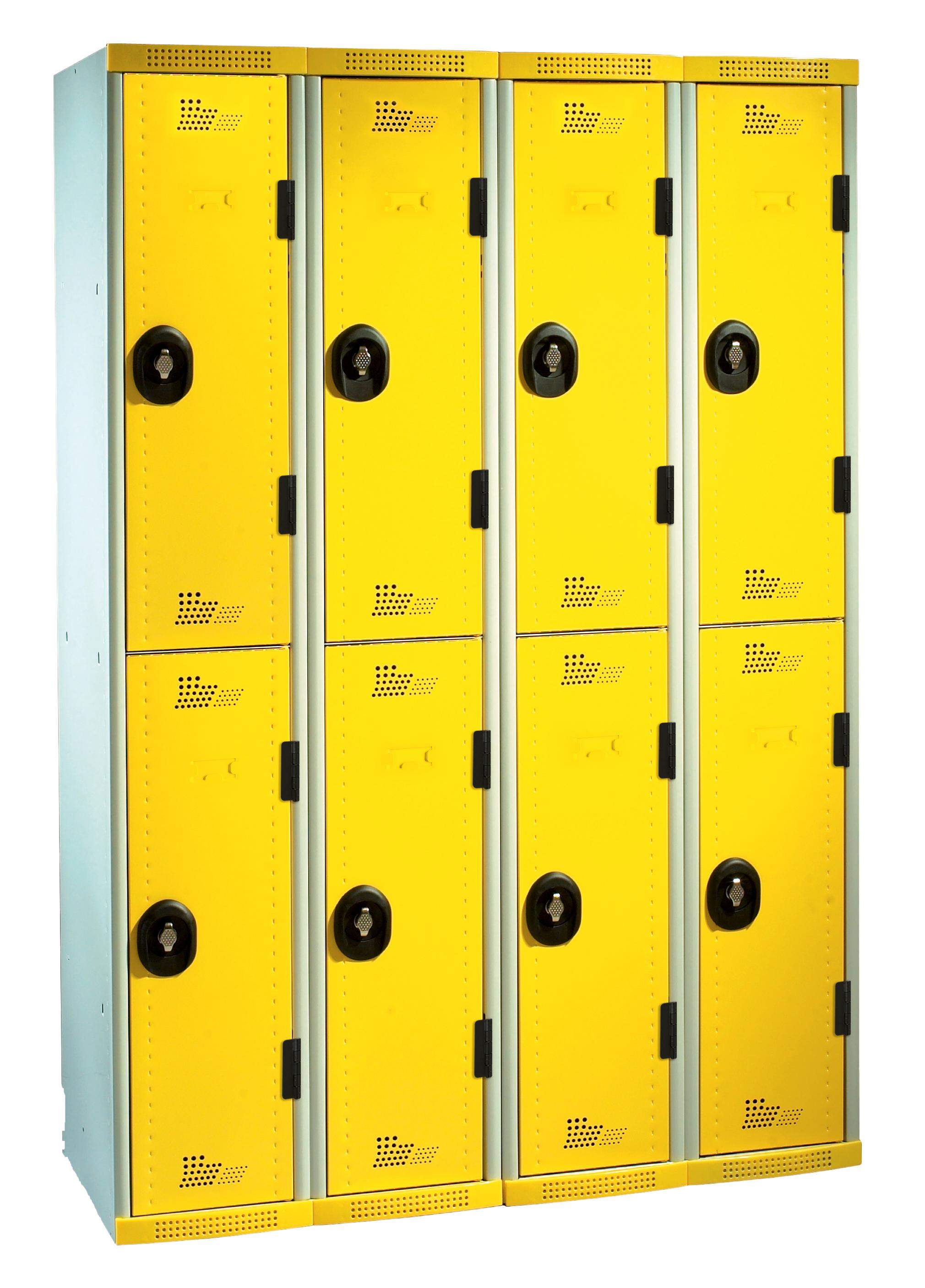 VESTIAIRE SUR SOCLE 1 COLONNE 2 PORTES 300 X 500 X 1800