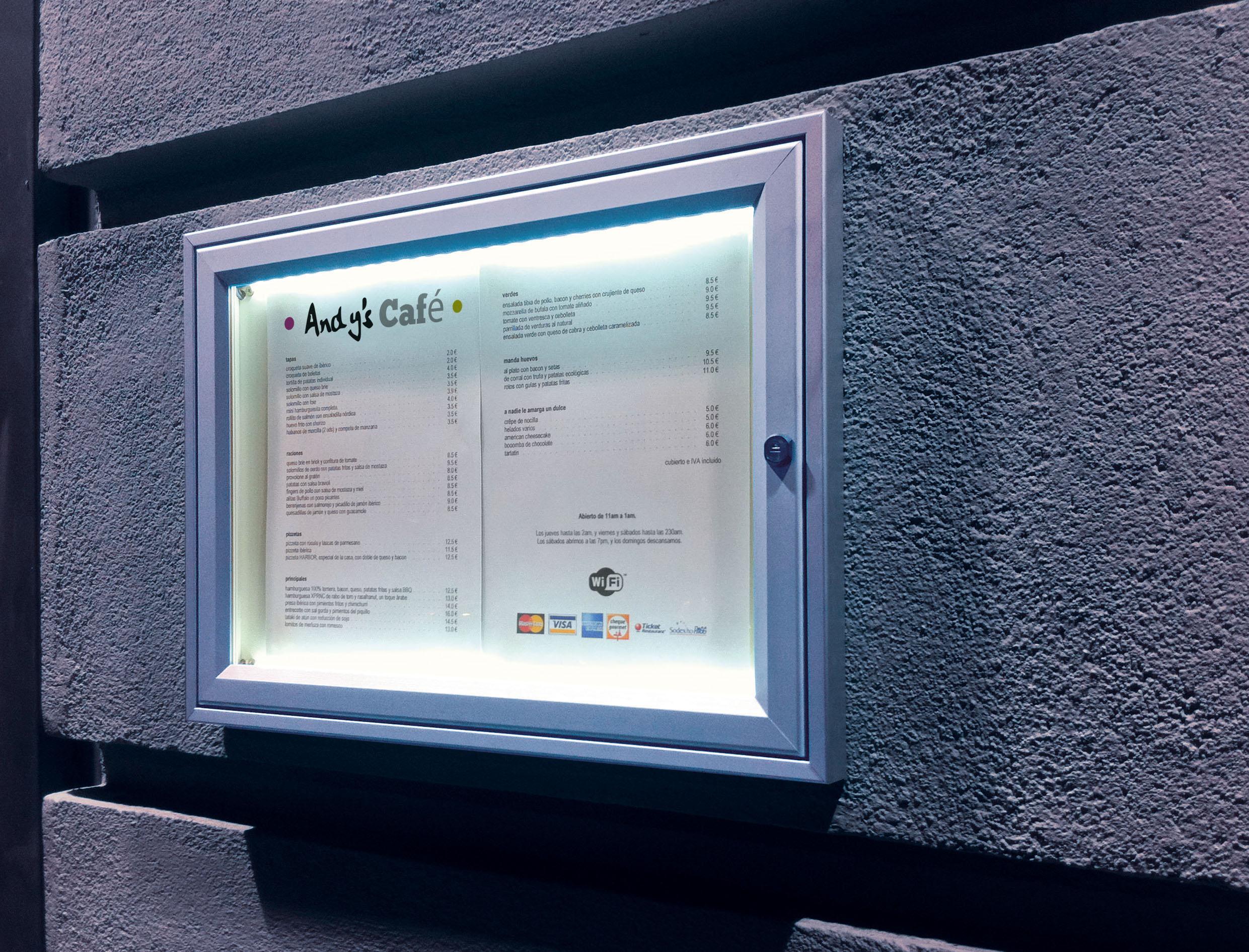 VITRINE D'AFFICHAGE EXTERIEUR 1 PORTE