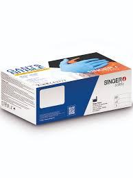 BOITE 100 GANTS NITRILE BLEU