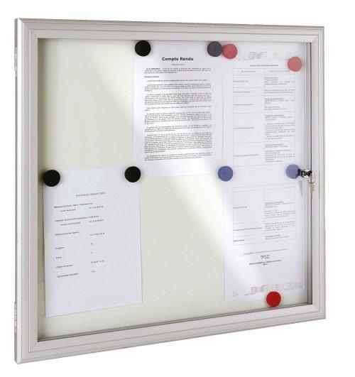 VITRINE D'AFFICHAGE EXTERIEUR CADRE EN ALU ANODISE