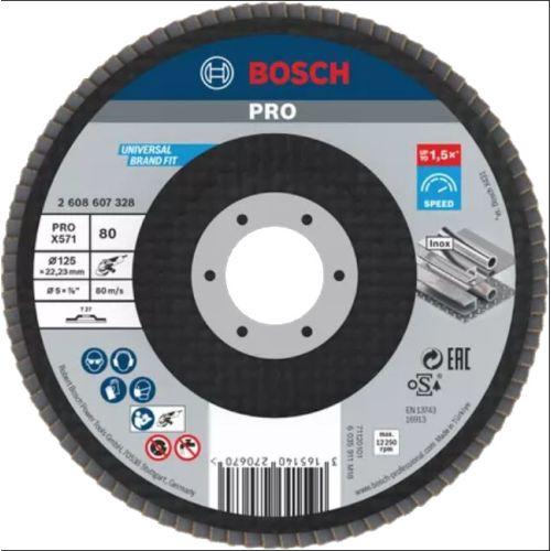 Plateau à lamelles 125mm X571 Execution plate - BOSCH