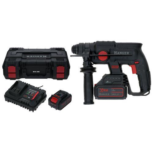 HANGER 401201 perforateur SDS+ 18V 2x5 Ah 2J - coffret de transport