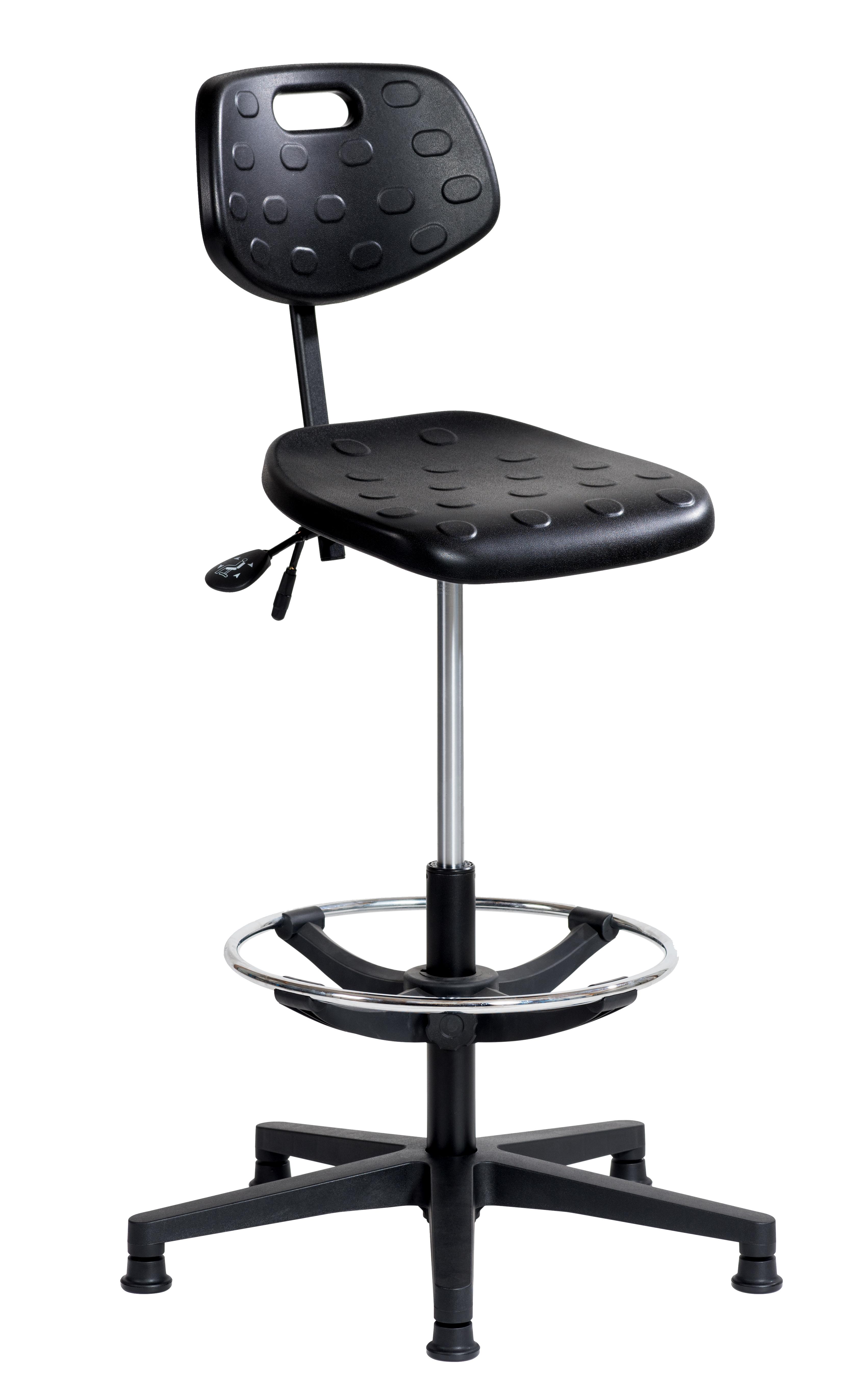 SIEGE ERGONOMIQUE SUR PATINS OU ROULETTES