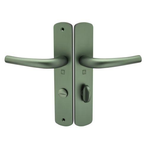 Ensemble double bequille sur plaque SALOME - Aluminium - Emeraude- Conda - 195MM