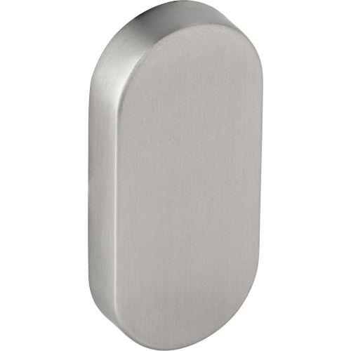 Kit rosace ovale JADE - Inox brossé - Aveugle