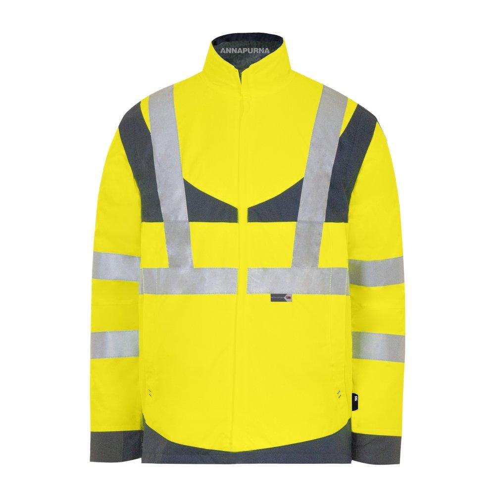 GILET DE FROID HAUTE VISIBILITE JAUNE/GRIS/MARINE TAILLE S A 3XL