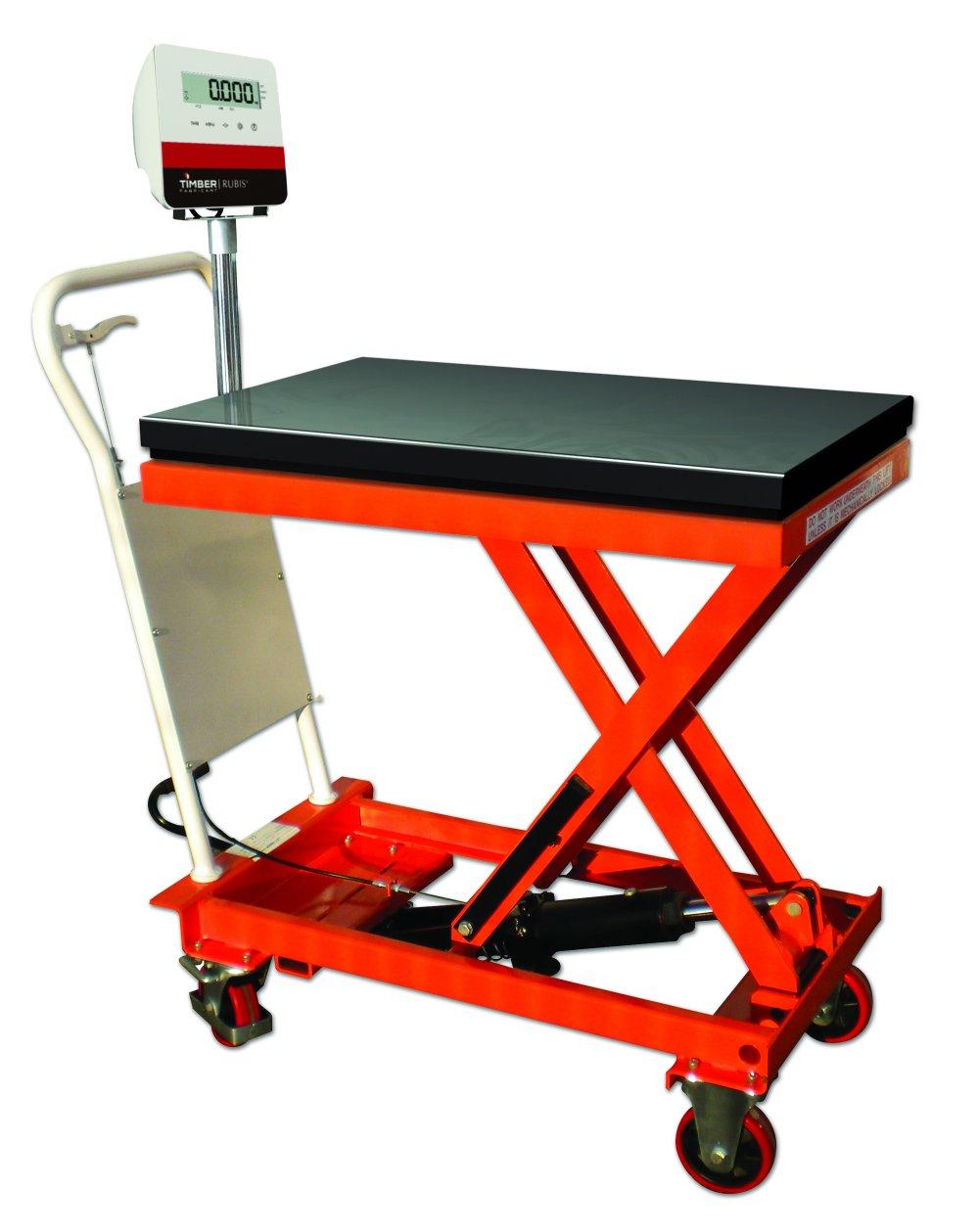 TABLE ELEVATRICE AVEC SYSTEME DE PESAGE