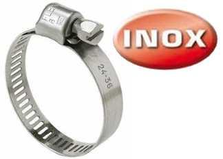 Collier bande ajouree tout inox largeur 8mm