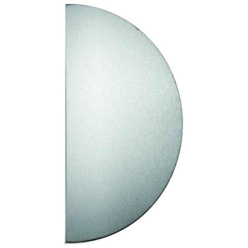 HERACLES 19-0620-9920 plaque demi lune 300 x 150 mm percée fraiséeinox 304 épais