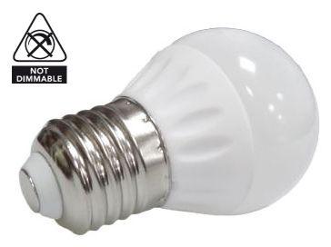 AMPOULE SPHERIQUE E27/230V NON DIMMABLE