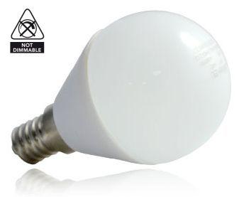 AMPOULE SPHERIQUE E14/230V NON DIMMABLE
