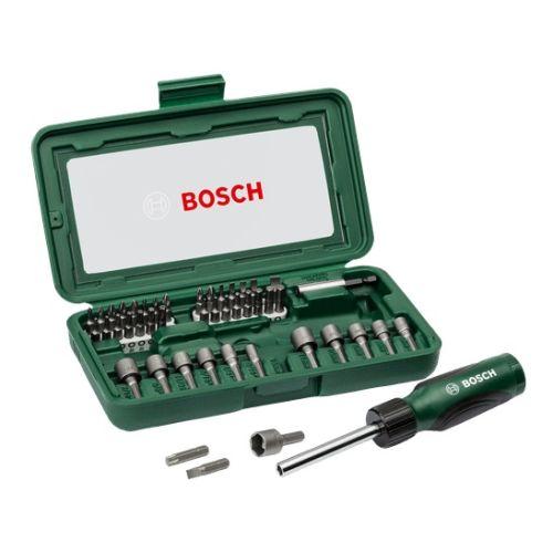 Coffret de vissage Bosch 46 pièces - Référence 2607019504
