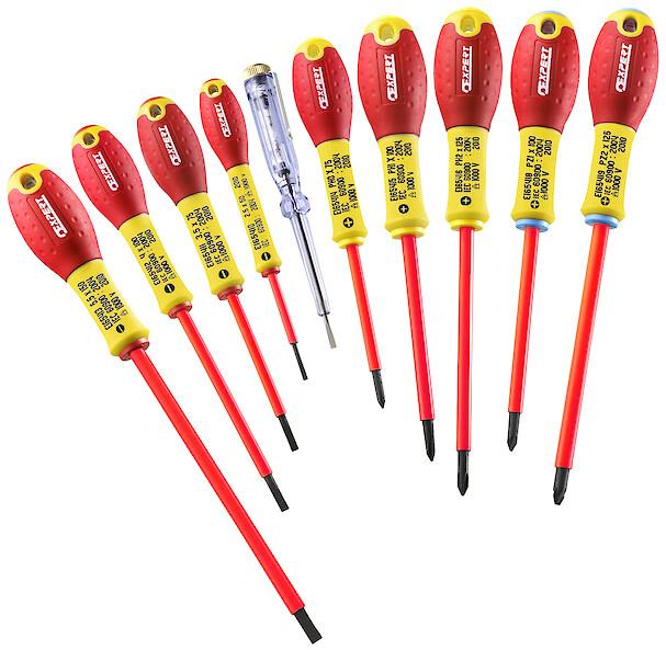 JEU DE 10 TOURNEVIS ISOLÉS