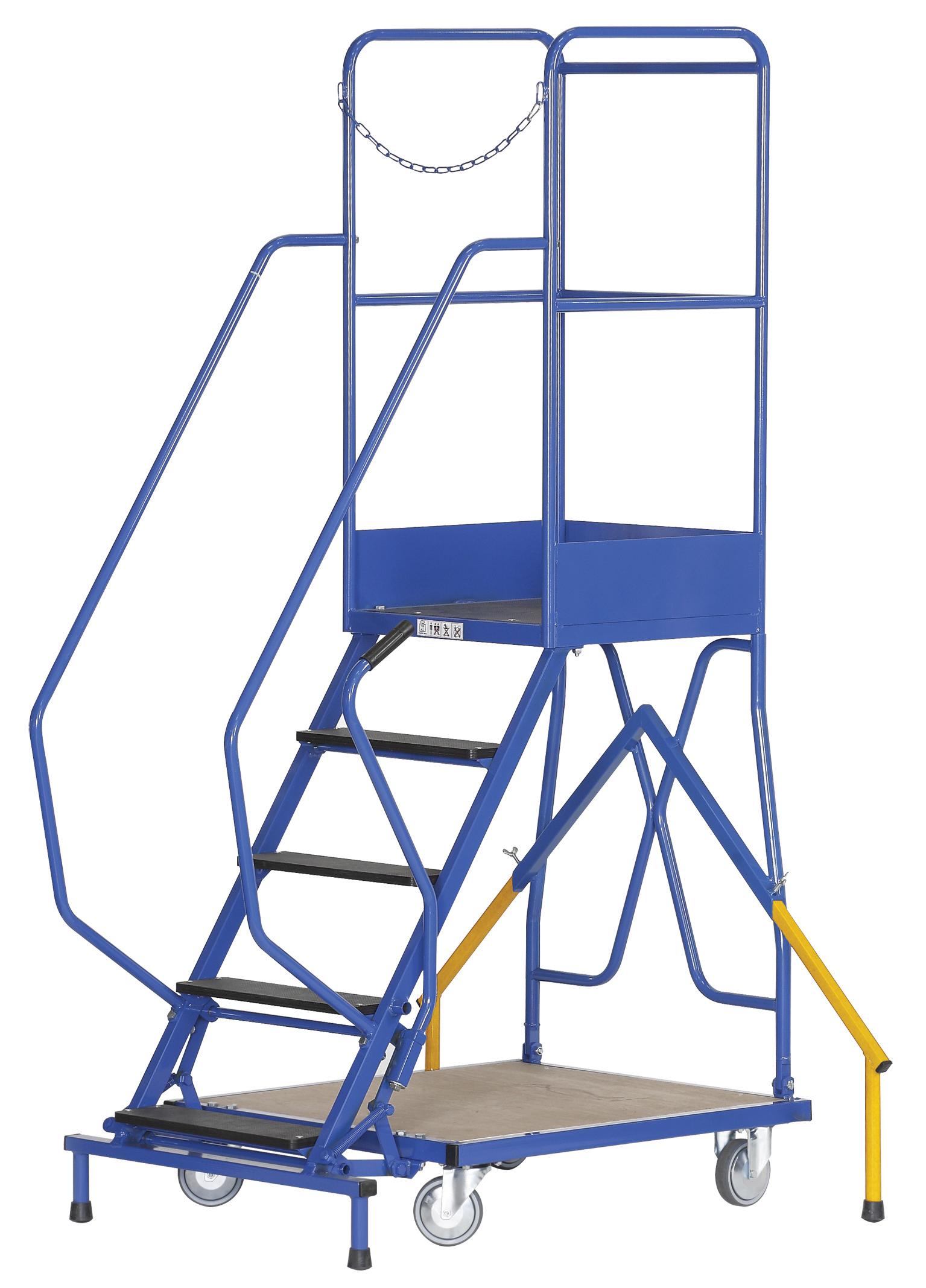 PLATEFORME ESCABAUD INDUSTRIEL ROULANT