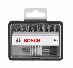Set de 8 embouts PZ, longueur 25 mm + Porte embout - BOSCH 2607002561