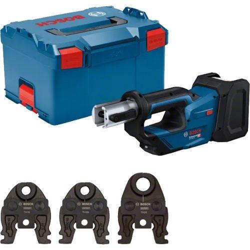 Sertisseuse Bosch 18V GPT 18V-19 avec kit mâchoire TH (TH16/TH20/TH26), sans bat