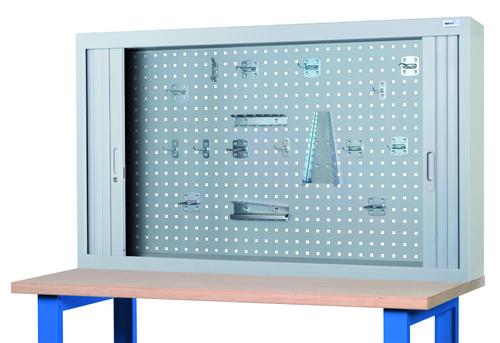 ARMOIRE D'ETABLI PORTES RIDEAUX