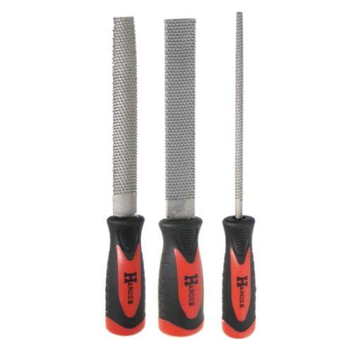 Set de 3 râpes à bois emmanchées - HANGER 110391