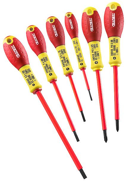 JEU DE 6 TOURNEVIS ISOLE 1000V - Expert by Facom