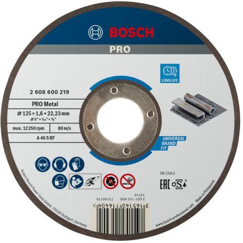 DISQUE STD METAL 125X1.6X22MM