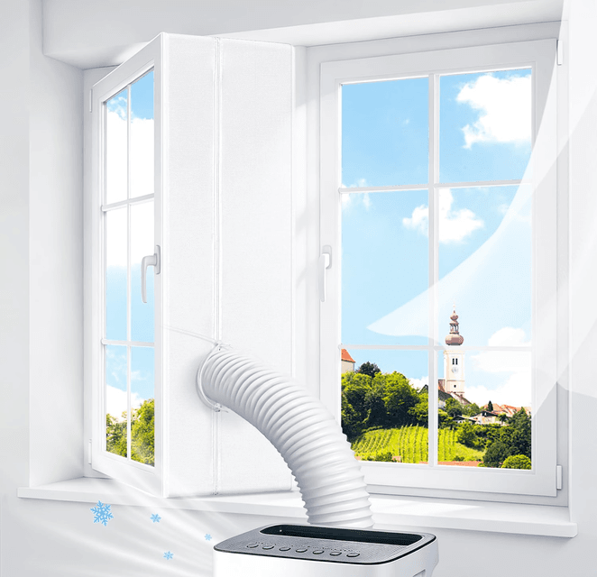 Kit de calfeutrage fenètre ouvrante pour Climatiseur mobile