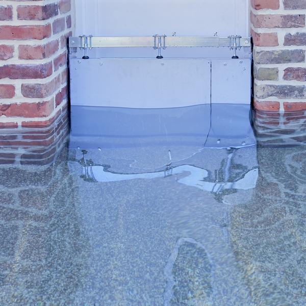 BARRIERE DE RETENTION ANTI-INONDATION MODULABLE