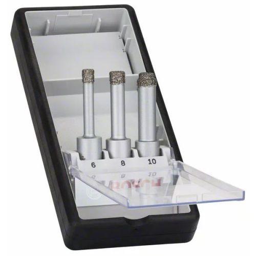 3 FORETS DIAMANT 6-8-10MM A SE