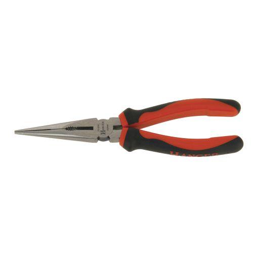Pince à bec demi-rond droite 200 mm - HANGER 231004