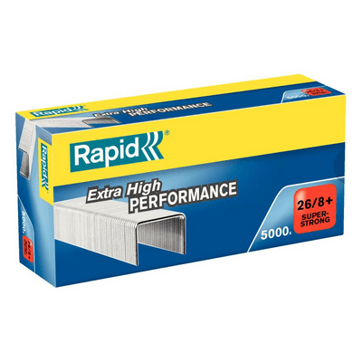 BOITE AGRAFES N°26 RAPID 8MM AGRAFEUSE K1 5000p.