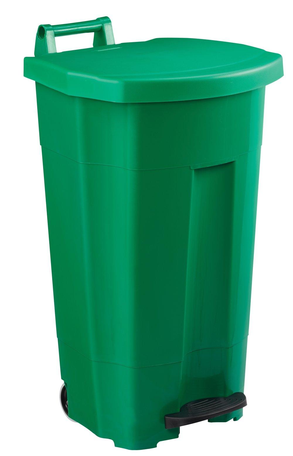 POUBELLE A PEDALE VERT/VERT