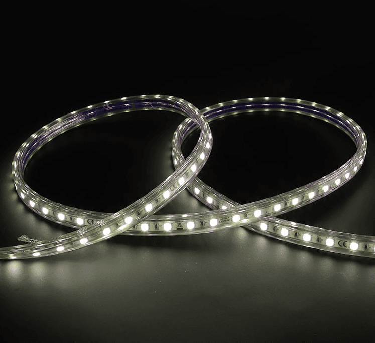 Bobine LED Gaine PVC 50 metres - 4000k 7w/m 230V IP65 - Non dimmable