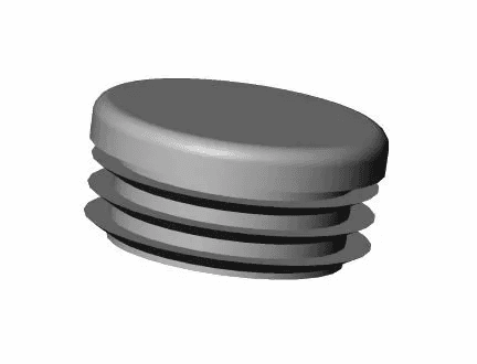 EMBOUT RENTRANT ROND PLASTIQUE
